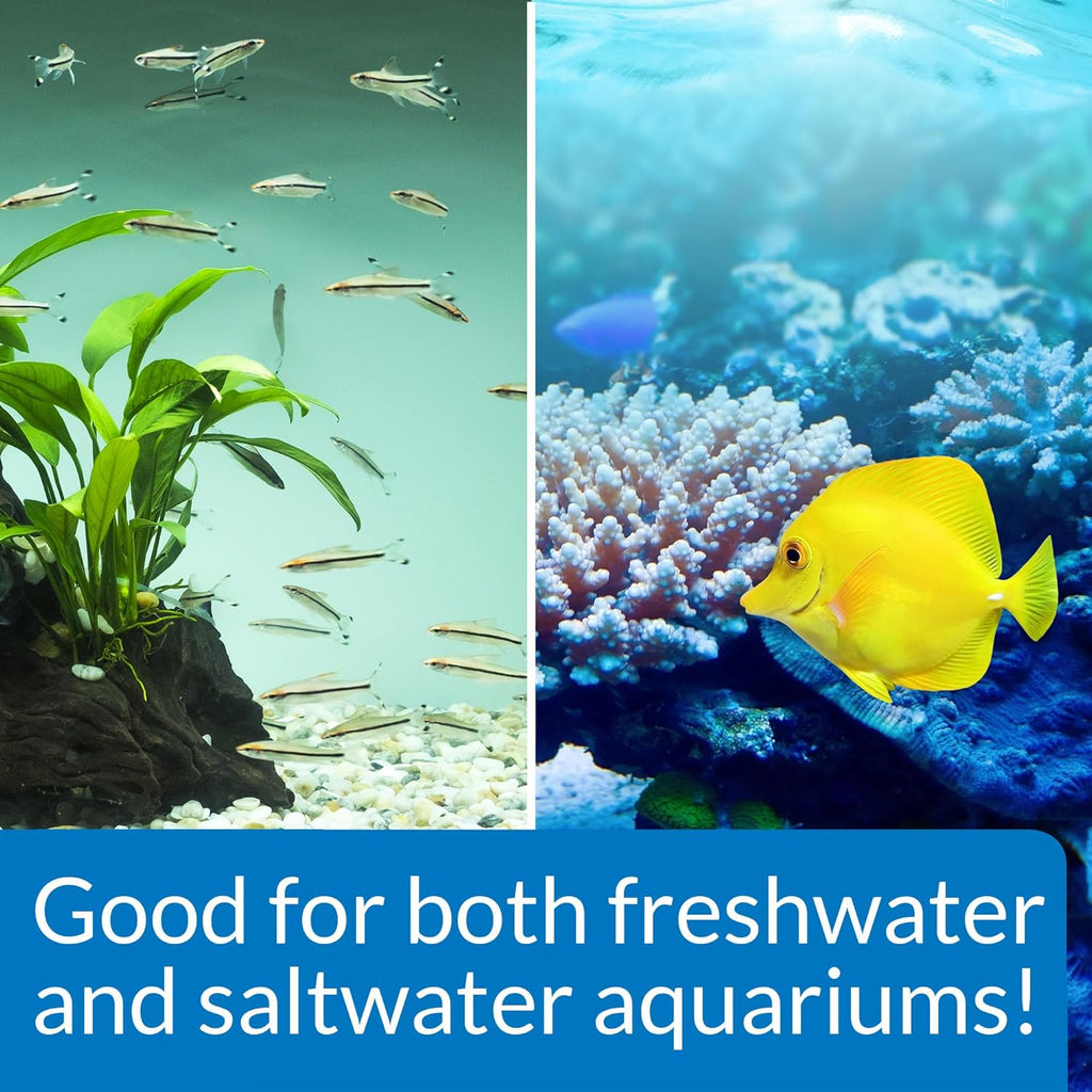 STRESS ZYME Freshwater and Saltwater Aquarium Cleaning Solution 16-Ounce Bottle