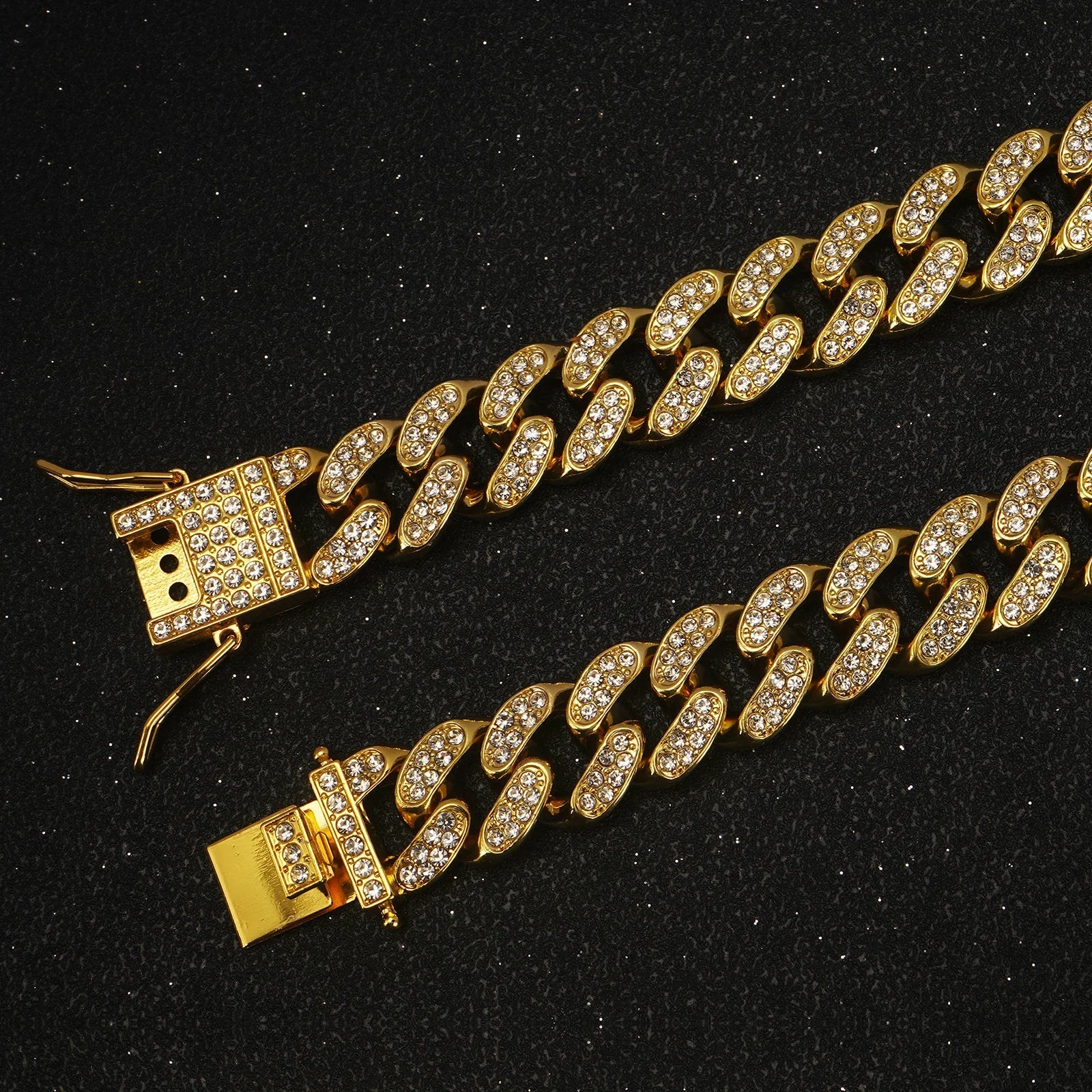 Cuban Diamond Pet Collar