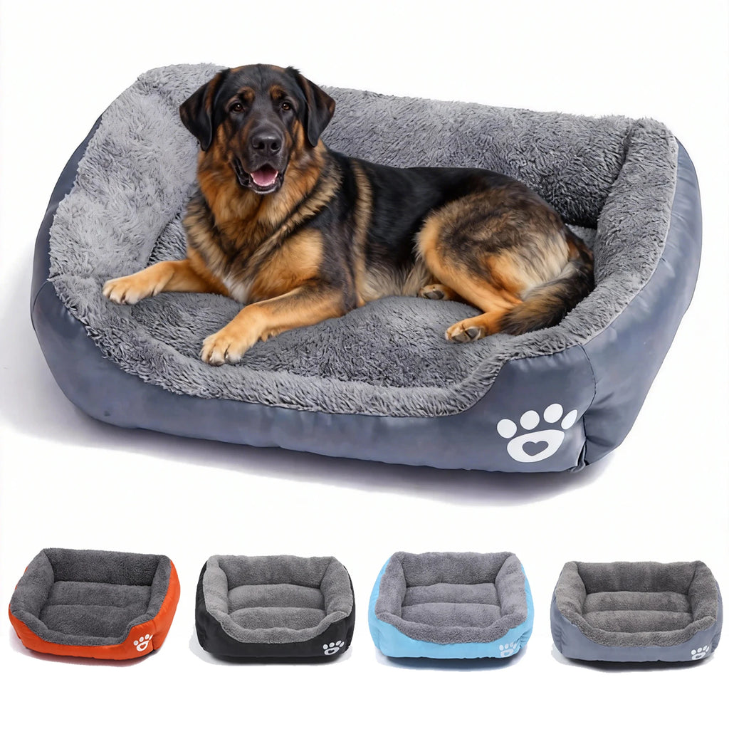 CozySquare Large Plush Pet Sofa