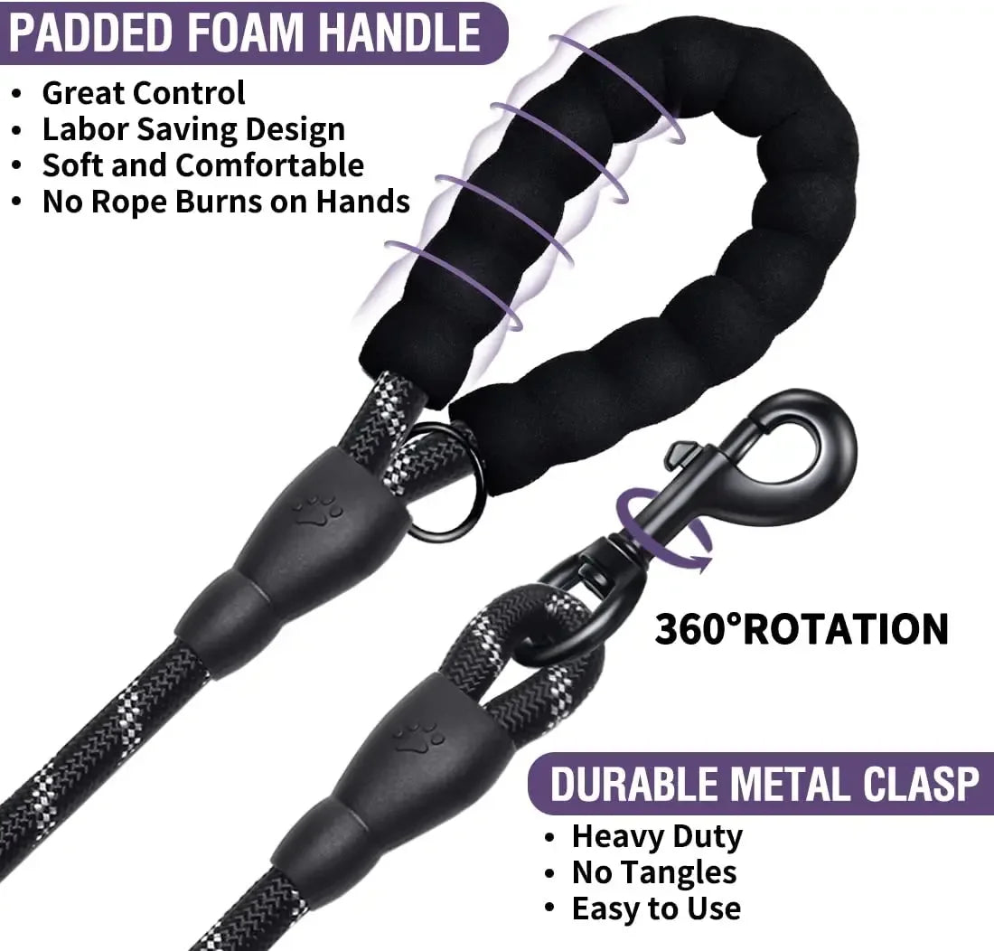 SureGrip Reflective Dog Walking Leash