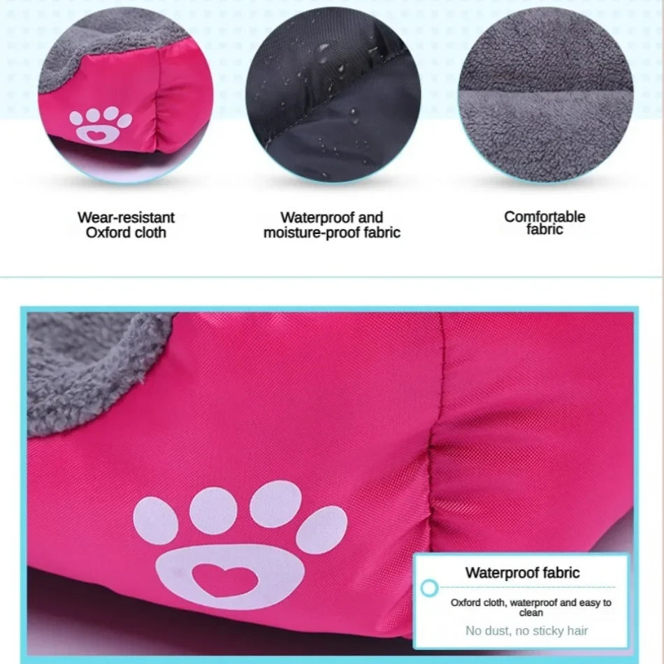 CozySquare Large Plush Pet Sofa