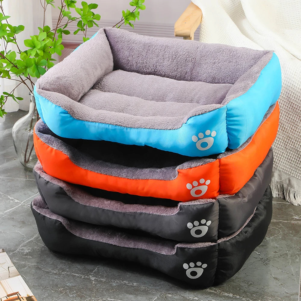 CozySquare Large Plush Pet Sofa