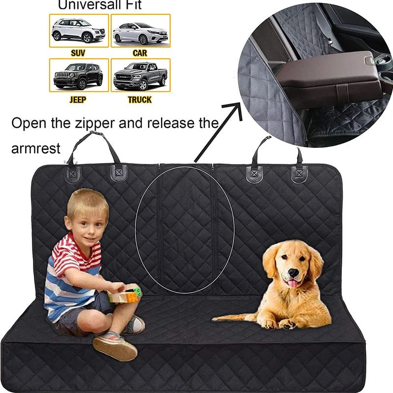 Rugged Rear Seat Dog Mat