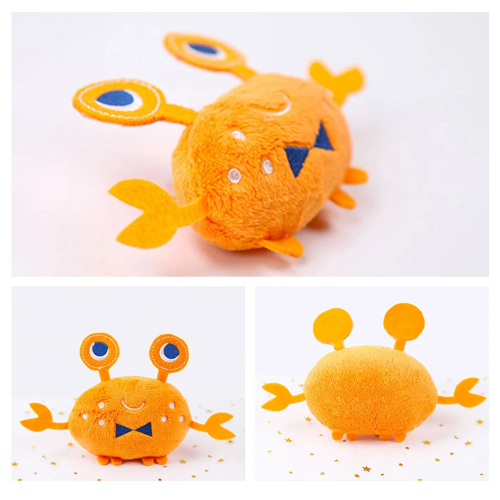 Squeaky Plush Dog Toy Set