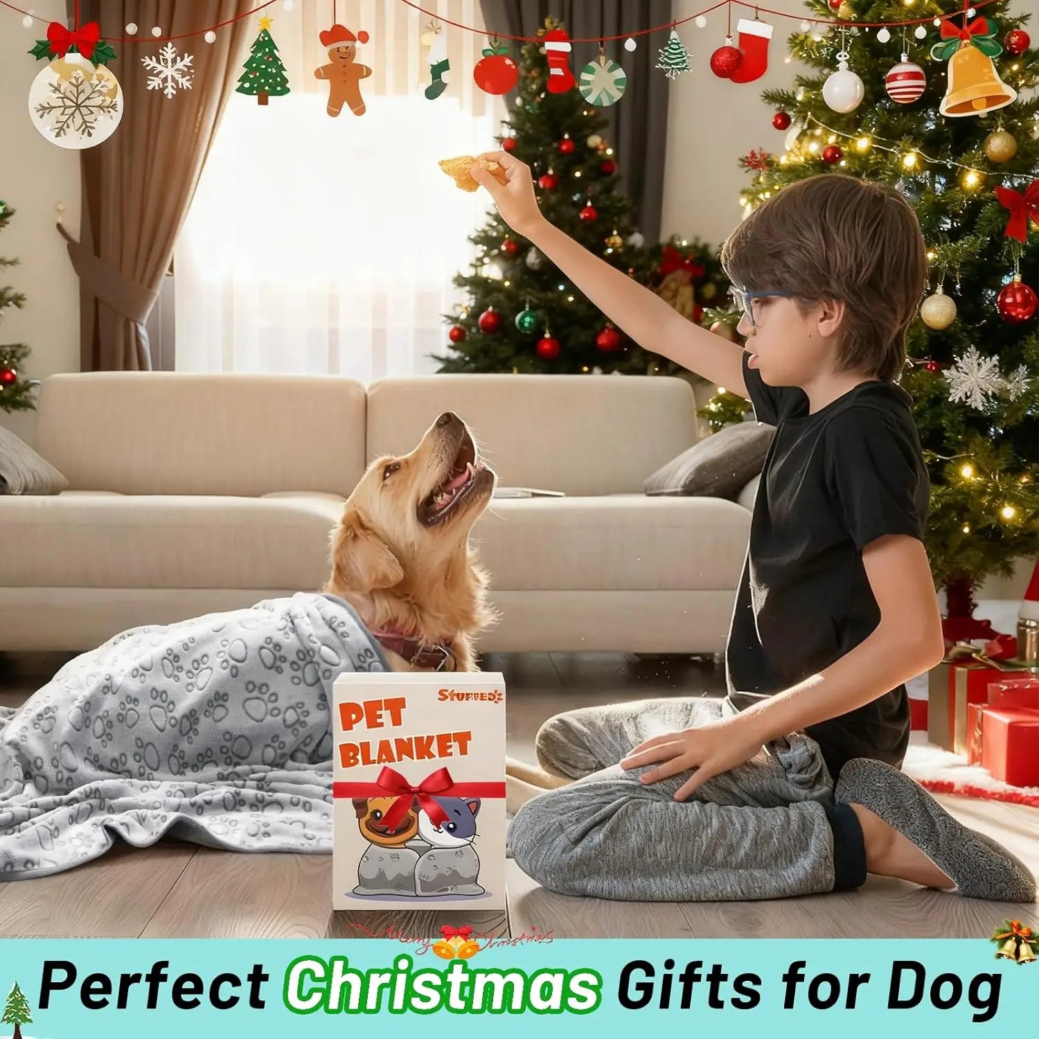 Plush Dog Blanket