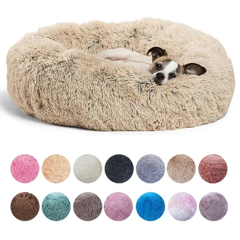 CloudNest Round Plush Pet Bed